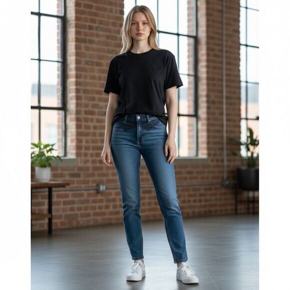 AG Adriano Goldschmied Women’s chevron the farrah size 26 - Picture 1 of 5